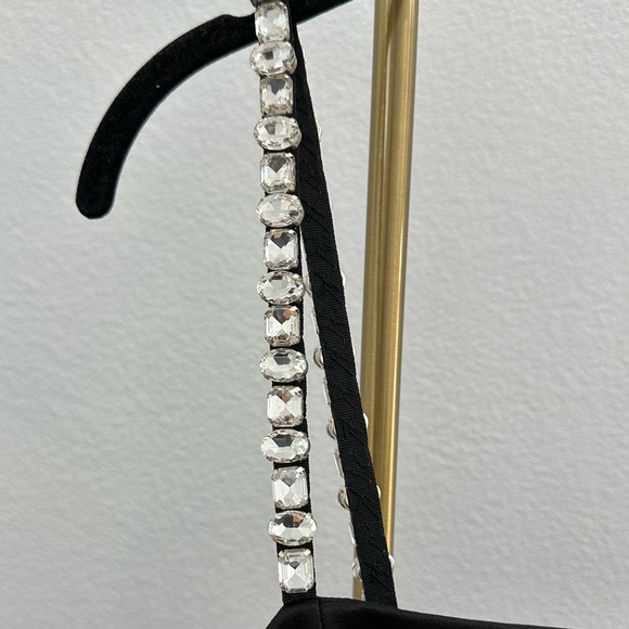 Alice + Olivia Rhinestone Strap Mini Dress - Picture 7 of 11